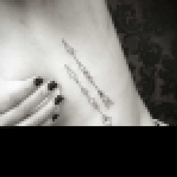 Minimalistic Arrow Tattoo Design by Perroni