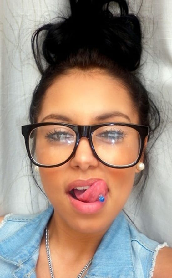 Sexy amateur women with tongue