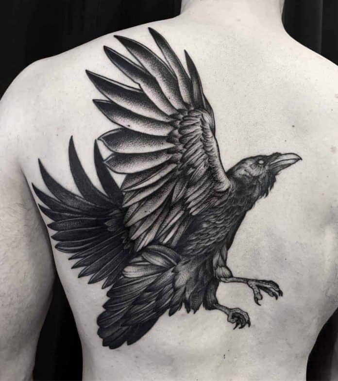 Inspirational Raven Crow Tattoo Ideas