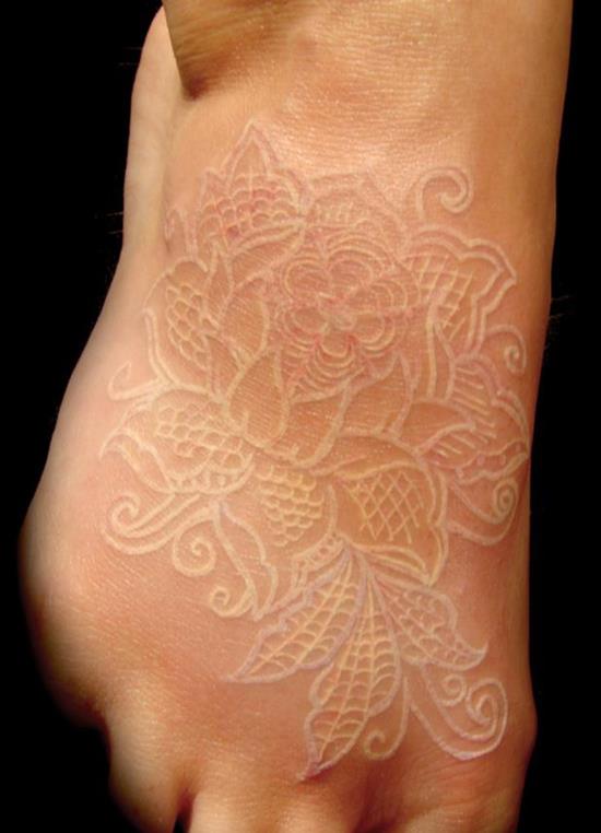 11-white-ink-tattoo-on-foot