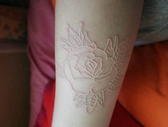 25-White-ink-rose-tattoo