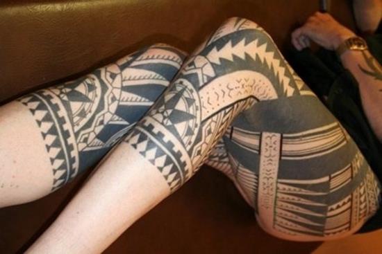 26-maori-tattoo-on-leg