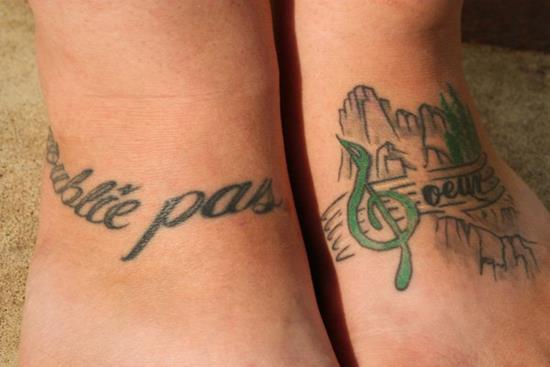 ankle tattoo