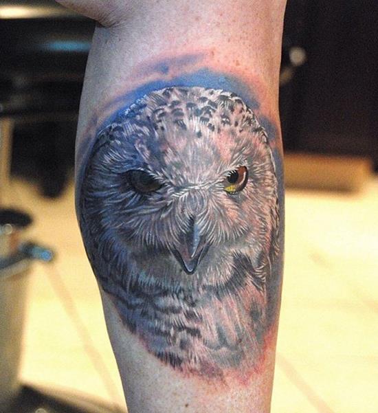 fierce owl tattoo