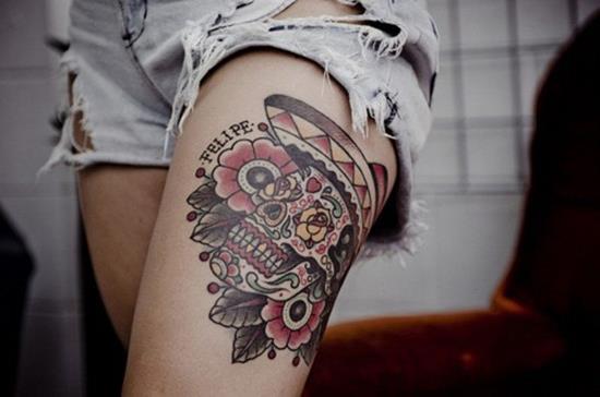 36-skull-leg-tattoo