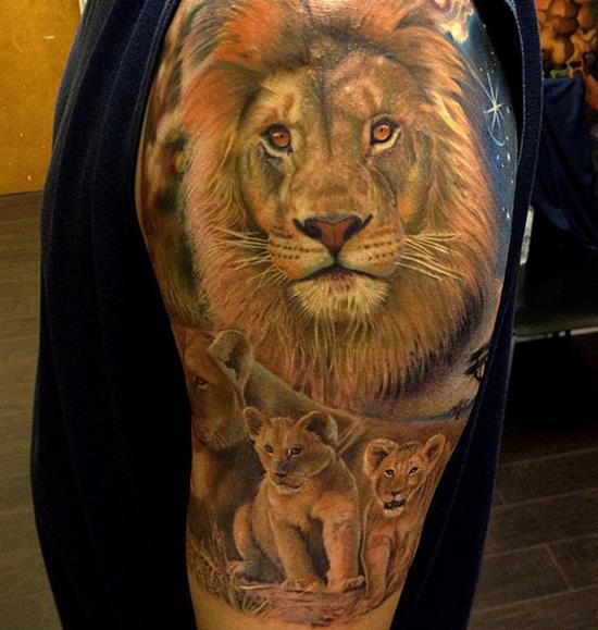 6-Lion-tattoo