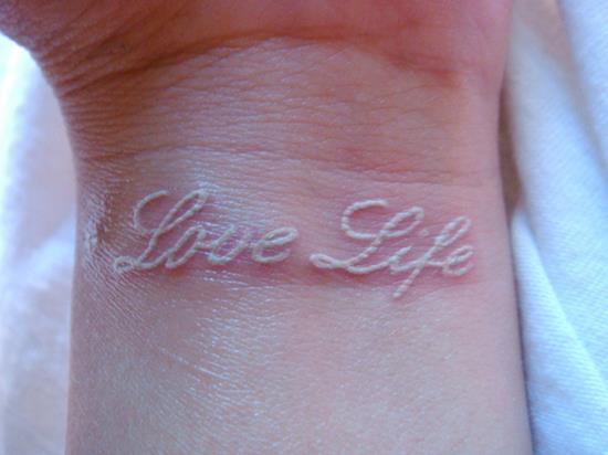 8-White-ink-love-life-tattoo