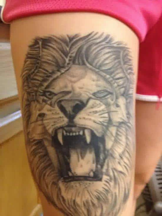 Lion-Tattoo-Ideas-on-Thigh
