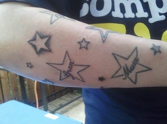 Star-Tattoo-Designs-Falling-Stars-on-the-hand-Tattoo