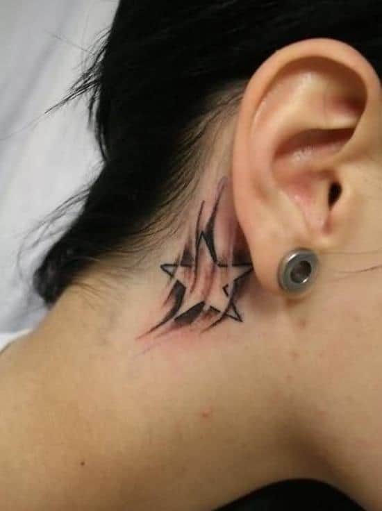 Star-tattoos-for-girls-Behind-the-ear-tattoos-images