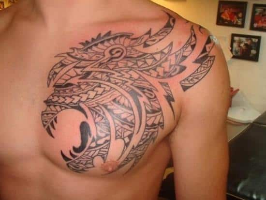 Tribal-Abstract-Lion-Tattoo-Design