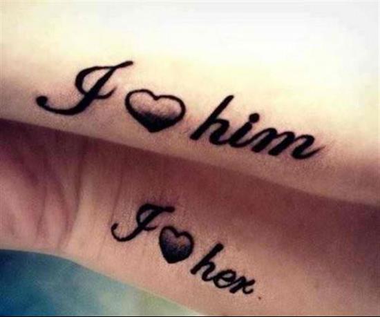 couples-tattoos-i-love-him-i-love-her