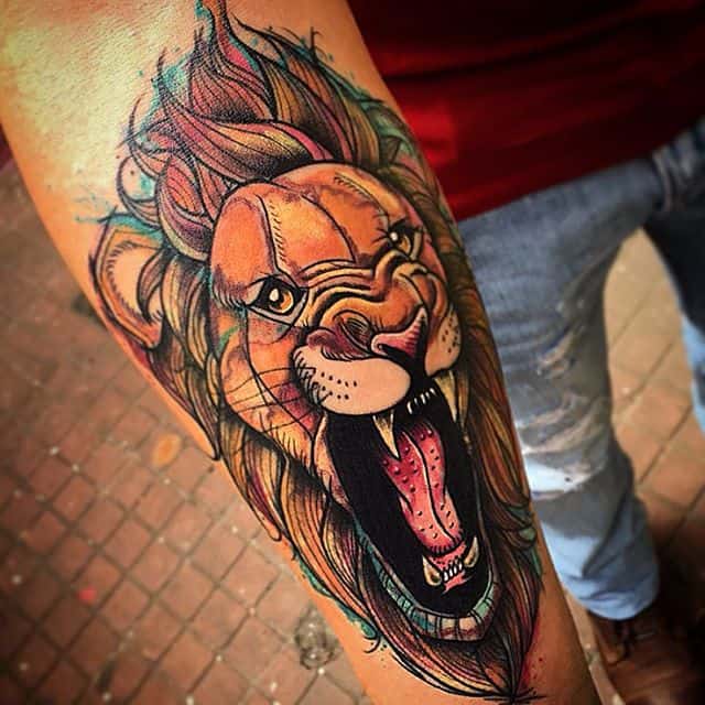 lion tattoo