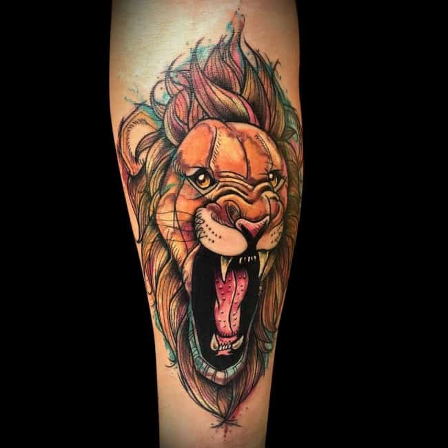 lion tattoo