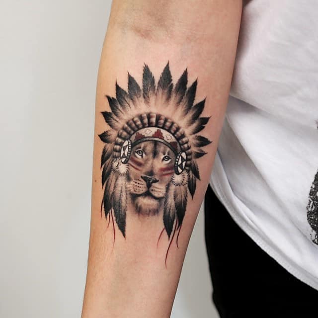 lion tattoo