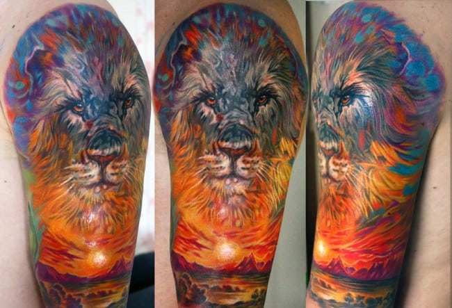 lion tattoo