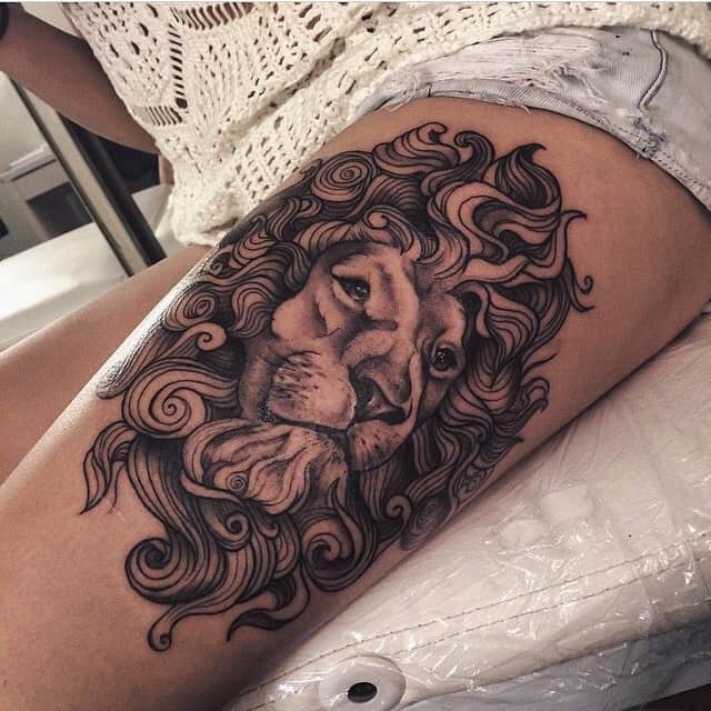 lion tattoo