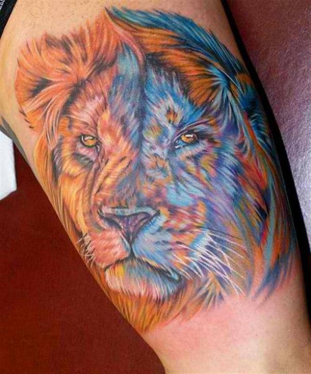 lion tattoo