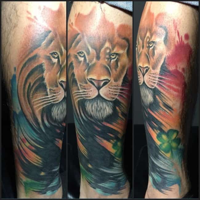 lion tattoo