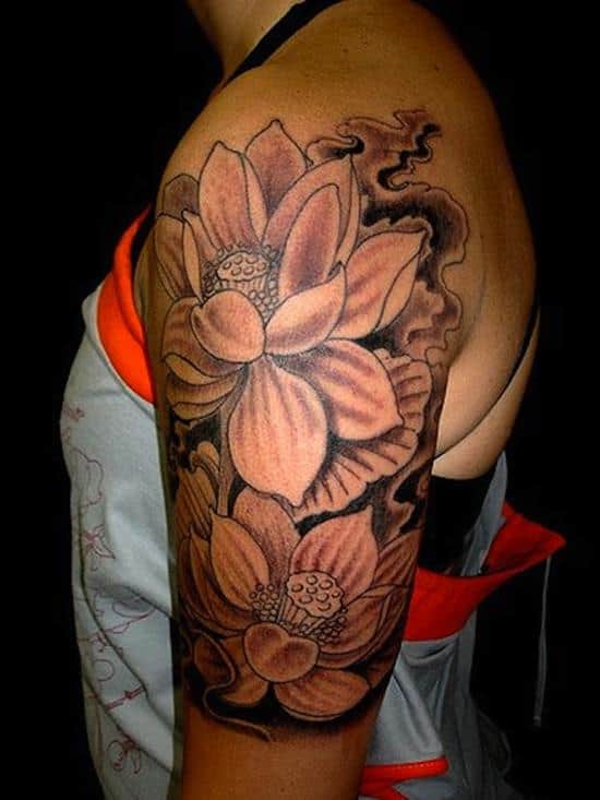 lotus-flower-tattoo-blackngrey