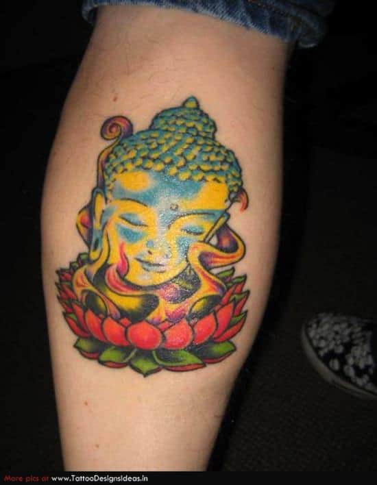 lotus-flower-tattoo-buddha