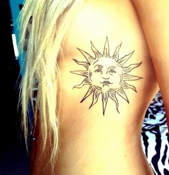 sun tattoos designs ideas 10