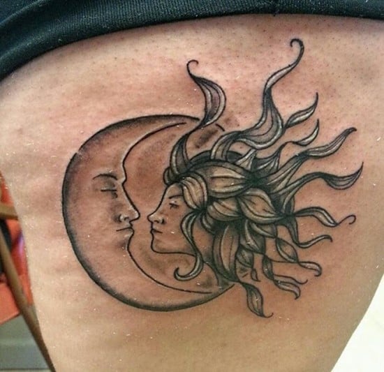 sun tattoos designs ideas 23