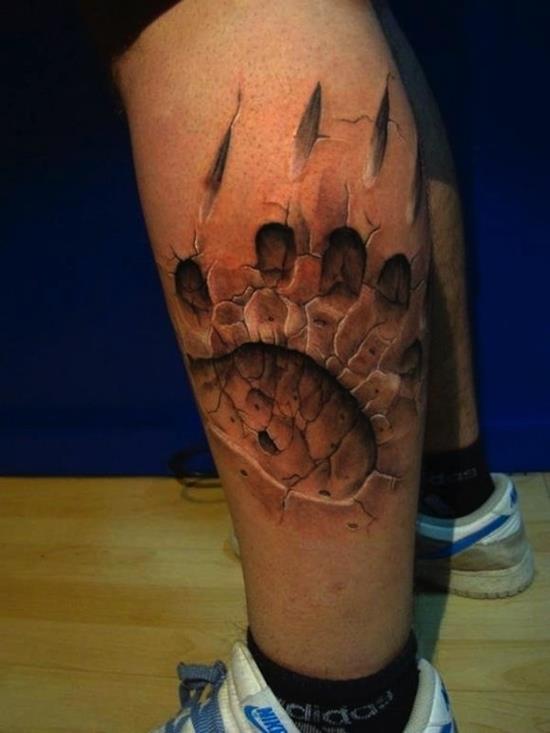 tattoo-3d-paw