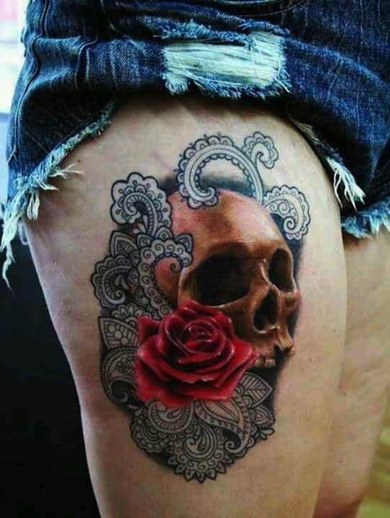 tattoo-3d-skull