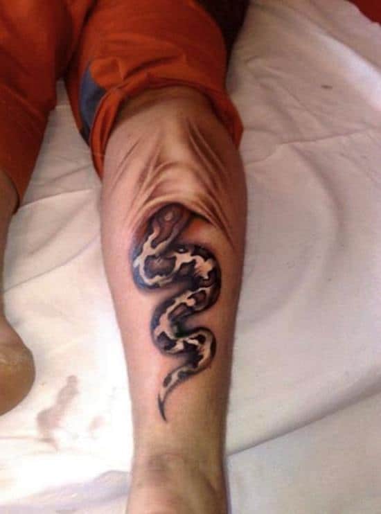 tattoo-3d-snake-crowl