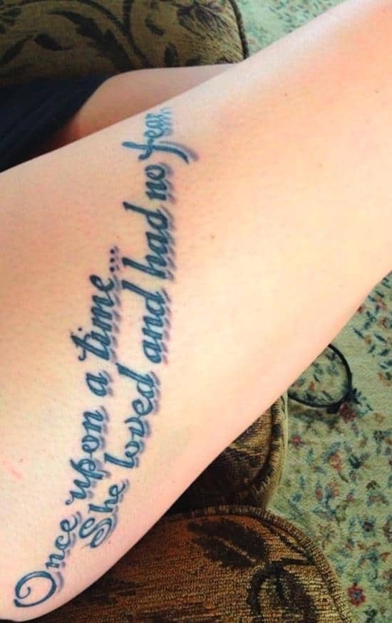 85 Quote Tattoos About Life Love And Strength 2023