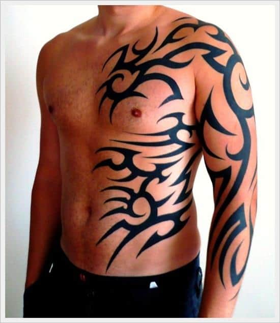 tribal tattoo full arm