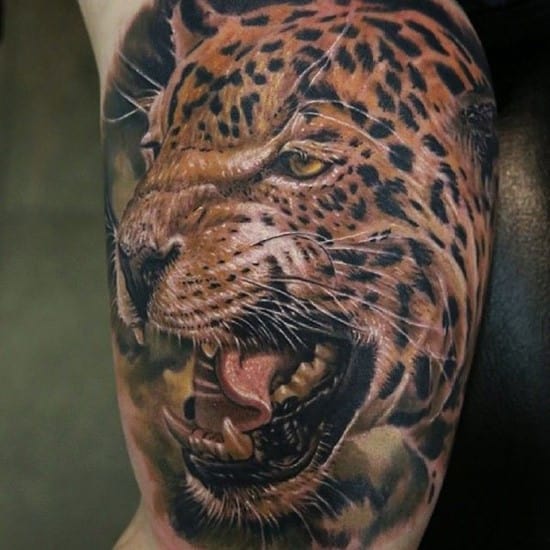 3D tiger tattoo