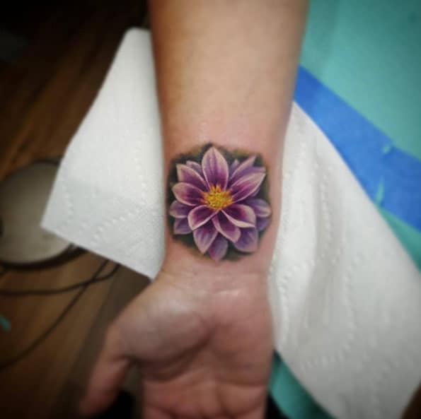 female inner wrist tattoo