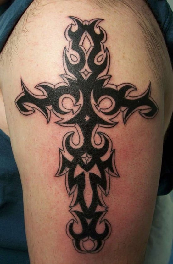 12-Cross-tattoo