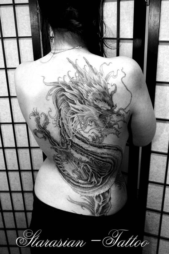 dragon tattoo by jrunin on DeviantArt