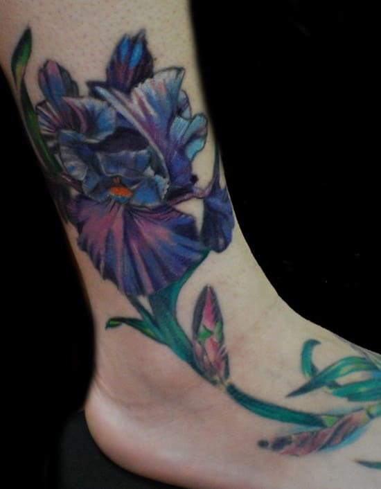 15-Lotus-Ankle-Tattoo