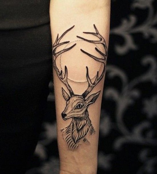 16-Cool-Deer-Tattoo