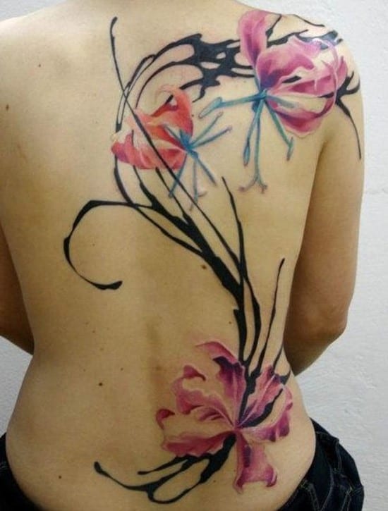 16-Flower-watercolor-tattoo