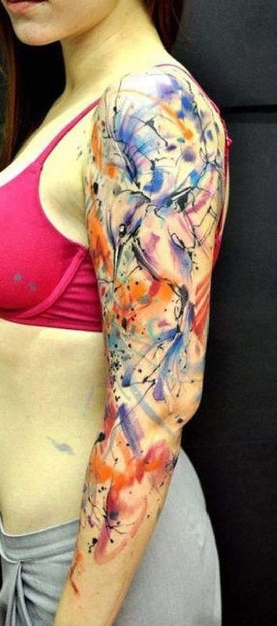 22-watercolor-sleeve-tattoo