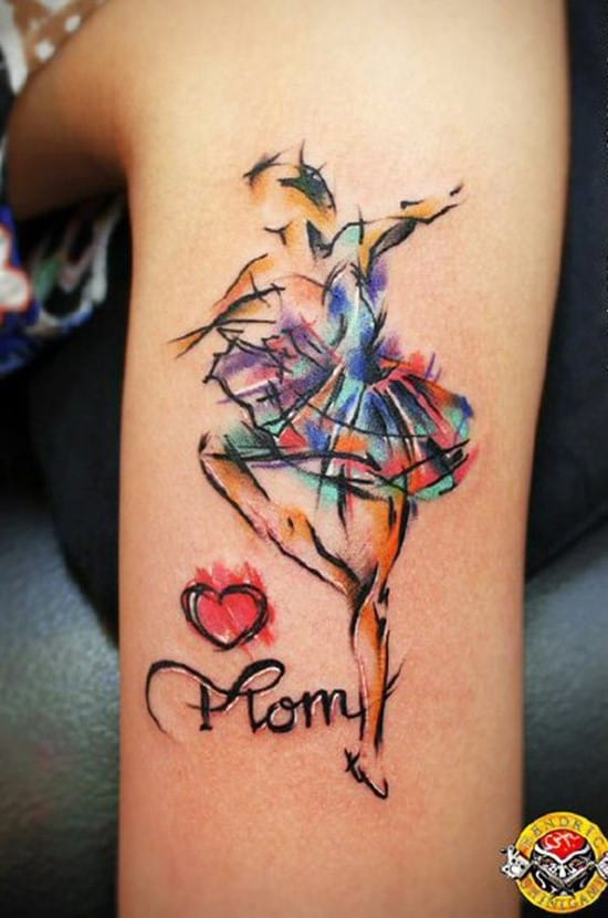 24-Luv-U-Mom-watercolor-tattoo