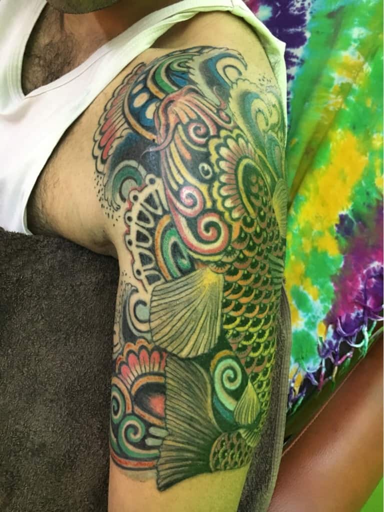 Alwyn Pinto Koi Tattoo Inspiration