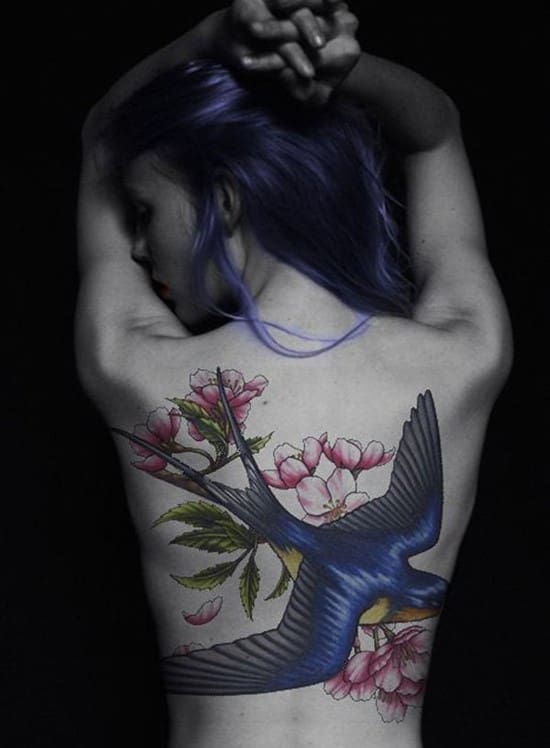 3-swallow-and-flower-tattoo
