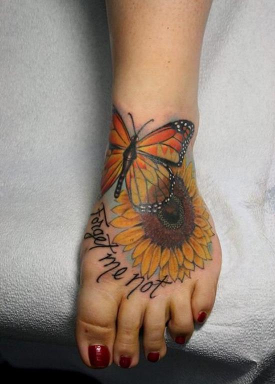 31-sunflower-and-butterfly-tattoo