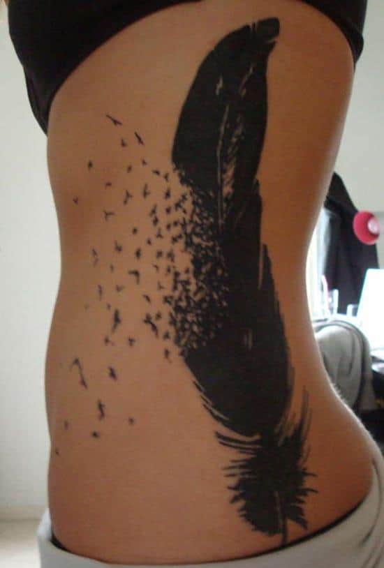 32-feather-tattoo-on-side