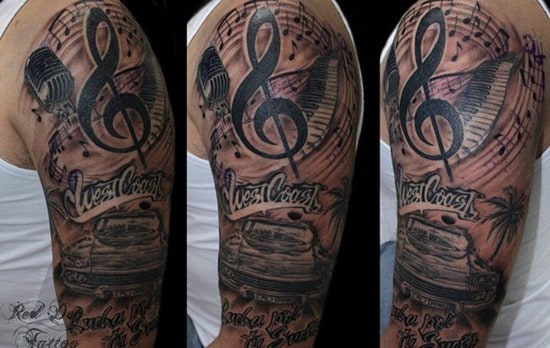 38-WestCoast-Arm-Tattoo