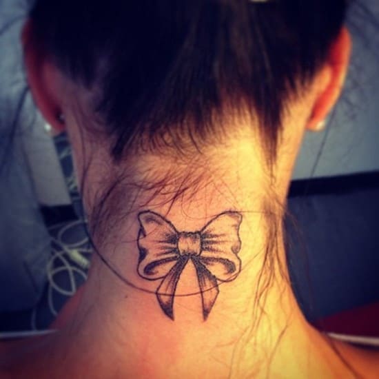 38-ribbon-tattoo-on-neck