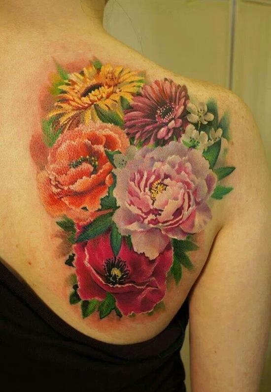 38-sunflower-and-rose-tattoo