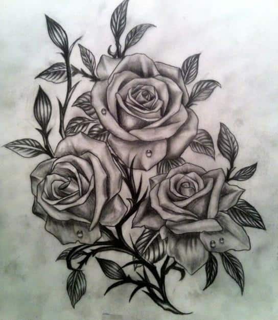 3D Tattoos | Rose tattoo sleeve, Black and grey rose tattoo, Rose tattoos  for men