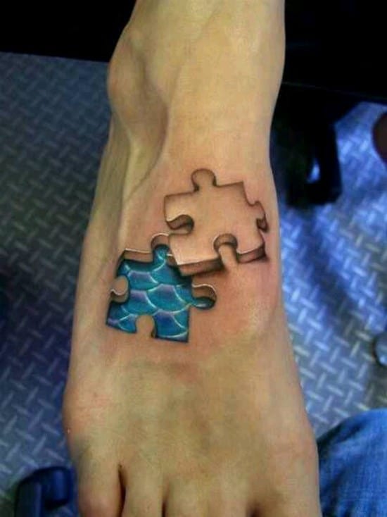 puzzle tattoo